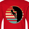 thumbnail image 4 of Inktastic Rock Climbing Mountain Climber Silhouette Long Sleeve Youth T-Shirt, 4 of 5