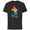 Black, variant on Mickey Mouse Pride Classic Pose Rainbow Icon Fill - Short Sleeve Cotton T-Shirt for Adults - Customized-Navy
