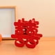 thumbnail image 1 of Decoración de boda china, palabra feliz de boda china en 3D, decoración del hogar, decoraciones de , carácter chino Xi rojo para Macarena Signo de felicidad, 1 of 8