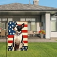 thumbnail image 3 of Amhnf Boston Terrier American Flag Garden Flag For Home Outdoor Garden Yard Decor 12x18 inch, 3 of 5