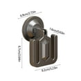 thumbnail image 3 of Estante para Sandalias de Baño con Ventosa para Montaje en Pared | No Requiere Perforación | Organizador de Zapatos para Baño | Soporte de Plástico Ahorra Espacio para Sandalias | Compatible con, 3 of 6