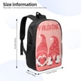 thumbnail image 2 of Disketp Gnomes Hold The Letters LOVE School Backpack, Lightweight Basic Middle School Bookbags 17 Inch Casual Daypack for Student College, Travel or Outdoor, 2 of 6
