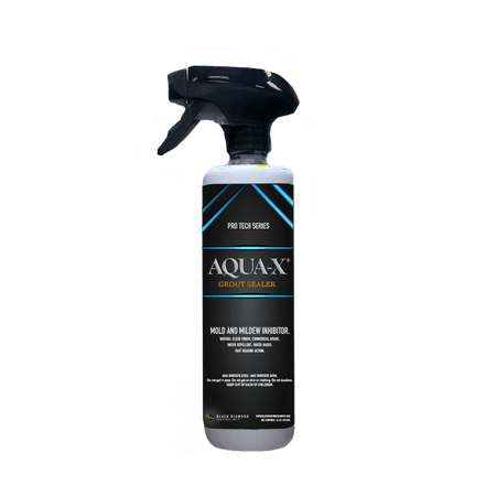 AQUA-X Grout Sealer, Clear Grout Sealer, Commercial Grade, Mold and Mildew (Best Way To Apply Grout Sealer)