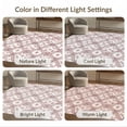 thumbnail image 7 of ODIKA Scatter Vintage Dainty Rosebud Clusters Pink Ditsy Refined Stain Resistant Low Profile for Dorm Room, Small Living Apartment, 7 of 7