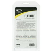 IZZO Golf Flat Ball Full-Swing Golf Training Aid, White