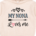 thumbnail image 3 of Inktastic My Nona Grandma Loves Me Girls Toddler Hoodie, 3 of 4