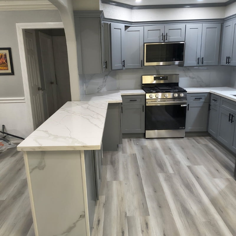 Paris (Coastal Gray) 20 MIL Wear Layer 5.5mm Thick x 9 in. W x 60 in. L Click Lock Waterproof Luxury Vinyl Plank Flooring with IXPE (30.18 sqft/case)