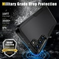 thumbnail image 3 of for Samsung Galaxy S23 Plus Case, Galaxy s23 Plus Case with Screen Protector Heavy Duty Durable Shockproof Protective Phone Case for Galaxy S23 Plus, Black, 3 of 7