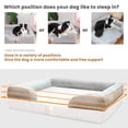 thumbnail image 3 of Laifug Orthopedic Premium Memory Foam Dog Bed, Dog Sofa with Washable and Removable Suede Cover, Waterproof Liner and Non-Slip Bottom, 3 of 6