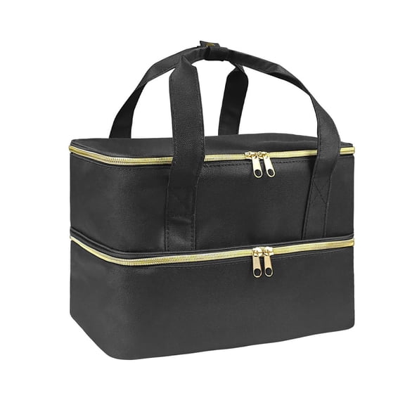 Nail Polish Organizer Dustproof with Sturdy Handle Nail Polish Carrying Case