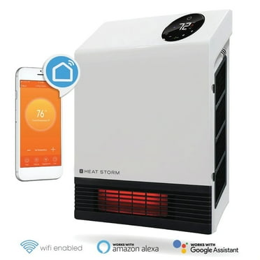 Heat Storm 1000 Watt Wall Mount WiFi Enabled Infrared Heater. Brand New.