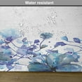 thumbnail image 6 of Ambesonne Watercolor Place Mats Set of 4, Blue Flowers Leaves, Standard Size, Royal Blue Pale Blue, 6 of 6