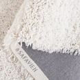 thumbnail image 5 of SAFAVIEH Luxe Shag Jameson Solid Area Rug, White, 5' x 8', 5 of 7