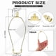 thumbnail image 2 of Uxcell 1 Set 10"  Lamp Shade Harp Holder, Heavy Duty Detachable Lampshade Brackets with 1.38" Height Solid Metal Finial Shade Holder for Table and Floor Lamps, Gold, 2 of 7