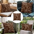 thumbnail image 6 of Coffee Beans Throw Pillow Cover Love Heart Vintage Brown Cotton Linen Cushion Cover Throw Pillow Case with Invisible Zipper for Couch Sofa Bed Chair Car 20x20 Inch, 6 of 9