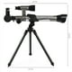 thumbnail image 4 of Telescopio astronómico binocular para exteriores con trípode y telescopio ocular 20-40X, juguete educativo para niños, color negro, 4 of 5
