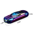 thumbnail image 3 of Sports Car Style Rechargeable Lighter Metal Type C Fingerprint Sensing Windproof Plasma USB Compact LED Gift Camping Hiking BBQ Outdoor Indoor Multi Color Smokeless, 3 of 5