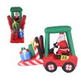 thumbnail image 3 of Inflatable Santa Decor, Inflatable Santa On Forklift With LED Light Waterproof Inflatables  Outdoor Christmas Decorations, 3 of 8