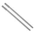 thumbnail image 5 of Uxcell 1/4" Vástago Hexagonal 6" Longitud T25 Bit de Destornillador Torx Magnético de Seguridad Acero S2 Paquete de 2, 5 of 5