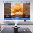 thumbnail image 2 of Proyector Mentech Mini 150 WiFi Bluetooth Android TV 11.0, 2 of 7
