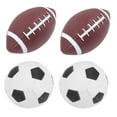 thumbnail image 1 of 1 Set Inflatable Sports Balls Outdoor Footballs Rugby Balls Family Game Props, 1 of 7