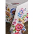 thumbnail image 5 of Maison d' Hermine Happy Florals - High Summer 100% Cotton Tablecloth for Kitchen Dining | Tabletop | Decoration | Parties | Weddings | Spring/Summer (Square, 60 Inch by 60 Inch)., 5 of 5