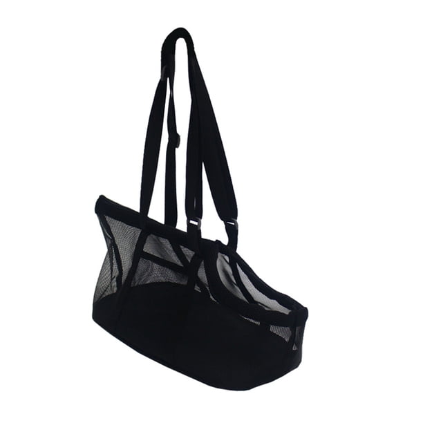 Bolsa de transporte de hombro de malla Para mascotas Ndcxsfigh gato perro bolso de mano negro