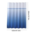 thumbnail image 3 of Linnome Waterproof Outdoor Curtain Single Sheet for Terrace Thickened Privacy Weather Protection Metal Rings for Porch Pergola 78.74x47.24 Inch, 3 of 6