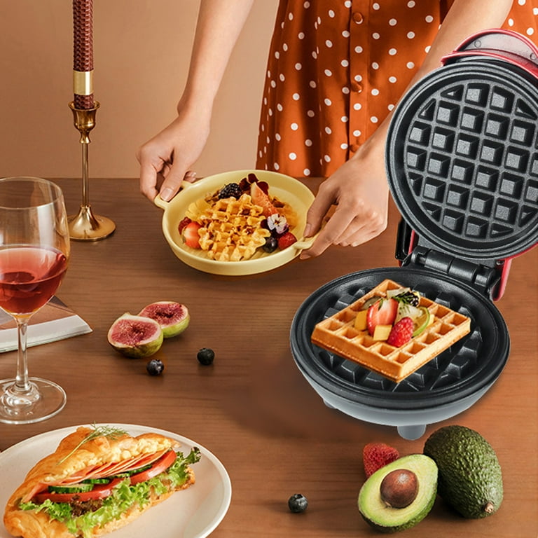 Mini Waffle Maker Machine for Individuals, Paninis, Hash Browns