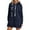 Navy, variant on Women's Casual Long Sleeve Hooded Sweatshirt – Solid Color Loose Fit Lightweight Pullover with Pocket for Everyday Fall Winter Wear 2025