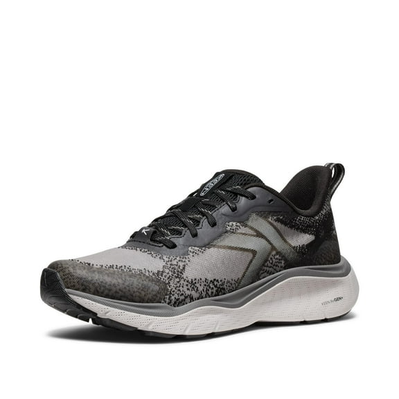 KEEN Women's Leiki Speed Hiking Shoes, Black/Steel Grey, 9.5