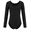 Black, variant on Dancina Girls Long Sleeve Leotard – Soft Stretch Cotton, Fully Lined Front – Ideal for Ballet, Gymnastics, and Dance Classes