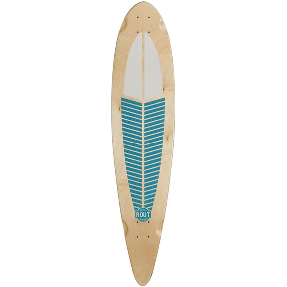 Rout Plume Pintail Longboard Deck