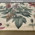 thumbnail image 5 of Ambesonne Botanic Place Mats Set of 4, Retro Galactic Wildflowers, Standard Size, Cream Laurel Green, 5 of 5
