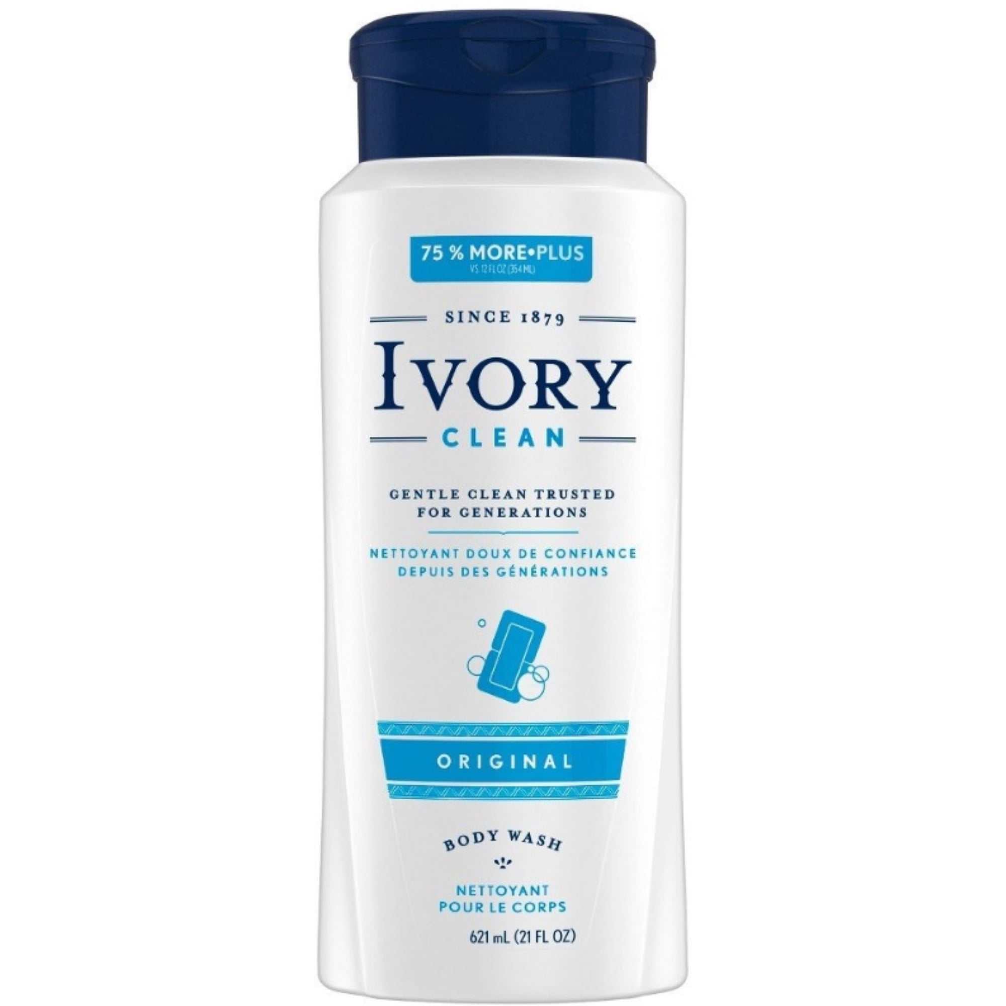 Ivory Body Wash, Original, 21 oz (Pack of 6)