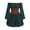 Green, variant on Women Dress Off Shoulder Renaissance Costume Corset Dresses Bell Sleeve for Fairy Goth Halloween Medieval Party, M