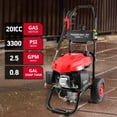 thumbnail image 4 of PowerSmart 3300PSI Gas High Pressure Washer with 5 Nozzles & Soap Tank Washer,70lb, 4 of 6