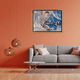 thumbnail image 1 of Cuadro Decorativo Maxigráfica Shop Abstracto Tonos Turquesa HD con Marco Flotado, 1 of 3
