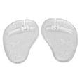 thumbnail image 2 of Sandal Toe Protector, Transparent Flip Flop Toe Guard Easy To Clean Pressure Relief Butterfly Pattern 1 Pair Abrasion Resistant  for Daily Use, 2 of 7