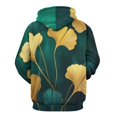 thumbnail image 3 of Golden Ginkgo Leaves Art-2 3d Sweatshirts Hoodie Fashion Casual Personality Men's Women Street Hoodie Pullovers Long Sleeve Comfortable Top, 3 of 6