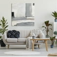 thumbnail image 2 of Stupell Abstract Grey Geometric Shapes Abstract Painting Gallery Wrapped Canvas Print Wall Art, 2 of 7