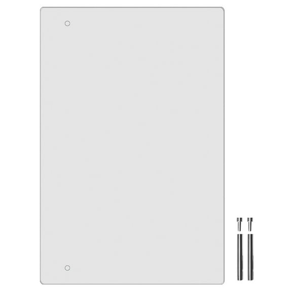 DRAFIDEEP 1 Set Transparent Acrylic Memo Board for Home and Office