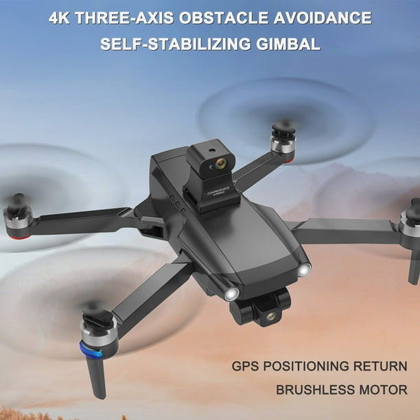 Aviones RC GPS RC Drone con camara 4K 5G Wifi Gimbal de 3 ejes 35 minutos Tiempo de vuelo Cuadricoptero sin escobillas Evitacion de obstaculos Volar con bolsa de almacenamiento 2 baterias