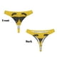 thumbnail image 3 of Balery Smiling With Sunglasses Tangas de Algodón para Mujer con Estampado – Ropa Interior Sexy, Transpirable, G-string-Small, 3 of 6