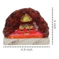 thumbnail image 3 of IBA Indianbeautifulart Indian Goddess Spiritual Figurine Maa Vaishno Devi Auspicious Hindu God Living Room Home Décor Religious For Car Dashboard-9N, 3 of 7