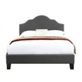 thumbnail image 3 of Artum Hill Victoria Charcoal Gray 75.2" Cal King Upholstered Bed, 3 of 9