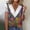Multicolor#10, variant on Cloaraye V Neck T Shirts for Women Summer Tops Lace Patchwork Short Sleeve Shirts Casual Loose Floral Printed Boho Tops, Gifts for Women