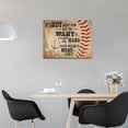 thumbnail image 3 of Baseball Wall Art Inspirational Sport Theme Wall Decor Motivational Quotes Pictures Canvas Prints Artwork Baseball Decor For Boys Room Playroom Bedroom Gym Framed 16"x12", 3 of 7