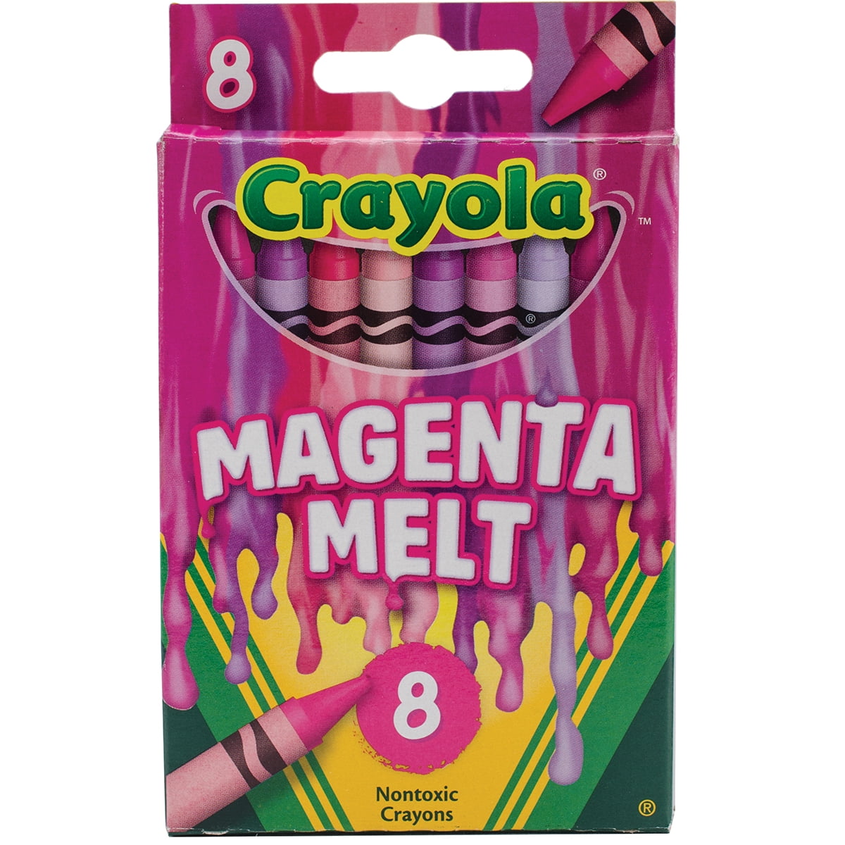 Crayola Meltdown Crayons 8/PkgMagenta