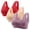 Multicolor-B, variant on Front Open Bras For Women Button No Steel Ring Wirefree Printed Closeure Nursing Middle-Aged And Elderly Underwear Oversized Push Up Wire Free Bras Comfy Soft Cotton Daily Bras 3Pcs